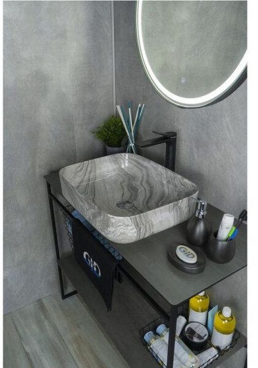 Раковина-чаша Gid Geometrico Mnc597 50 54458 цвет Под камень глянцевый