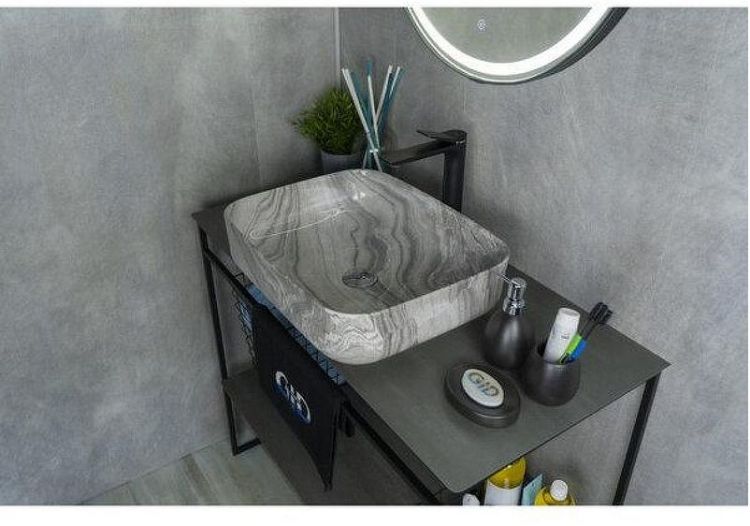 Раковина-чаша Gid Geometrico Mnc597 50 54458 цвет Под камень глянцевый