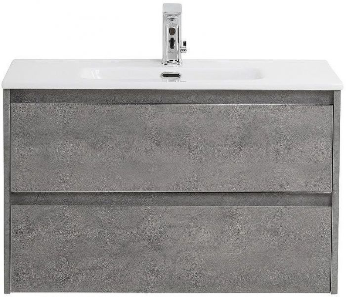 Тумба под раковину BelBagno Kraft 80 KRAFT 39-800/390-2C-SO-CG подвесная Cemento Grigio