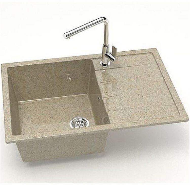 Кухонная мойка Bergg Z161 B161Q005 Песочная