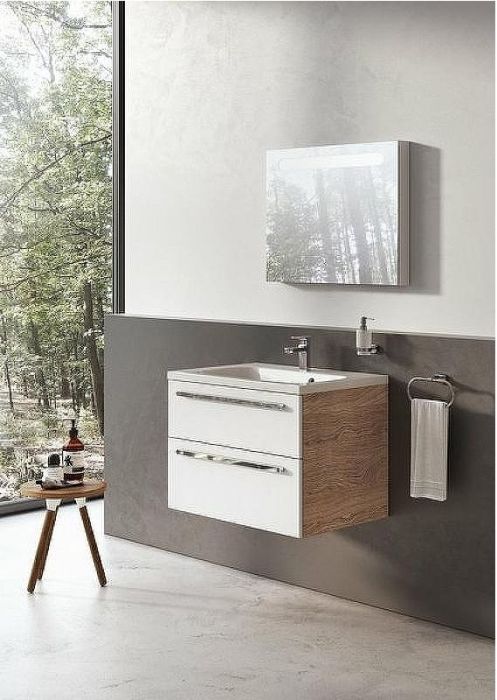 Зеркало Ravak Chrome 70 X000000969 с подсветкой Капучино