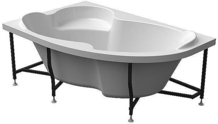 Акриловая ванна Radomir Vannesa Ирма 169х110 L 2-76-2-1-0-217 с гидромассажем Баланс Хром