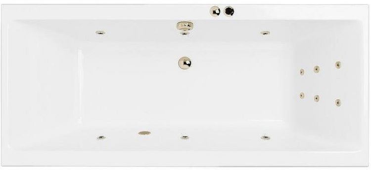 Акриловая ванна Excellent Pryzmat Slim 160x75 WAEX.PRY16S.LINE.BR с гидромассажем Акриловая ванна Excellent Pryzmat Slim 160x75 WAEX.PRY16S.LINE.BR с гидромассажем