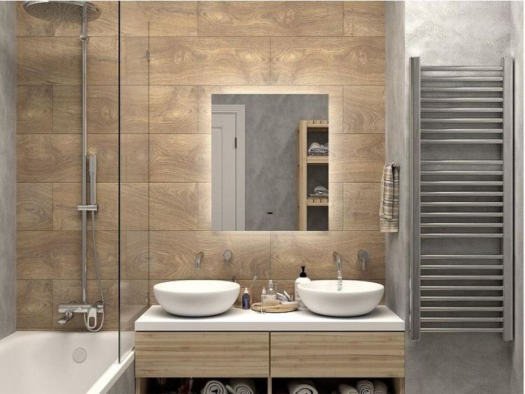 Зеркало Misty Нембус 60 НЕМ-02-60/70-14 с подсветкой с бесконтактным выключателем и подогревом