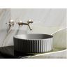 Умывальник CERAMICANOVA Element чаша накладная круглая (цвет Антрацит Матовый) CN6057MH
