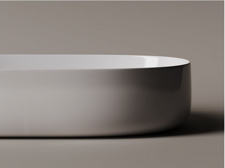 Умывальник CERAMICANOVA Element чаша накладная овальная 665x350x140 мм CN5022