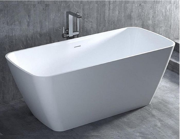 Ванна из искусственного камня Salini Agatha 180х80 100221M Белая матовая