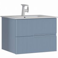 Тумба с раковиной Orka Moonlight 90 5001501 подвесная Голубая матовая