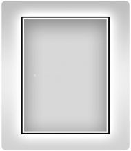 Зеркало Wellsee 7 Rays' Spectrum 70 172201340-172201350 с подсветкой цвет Черный матовый с сенсорным выключателем