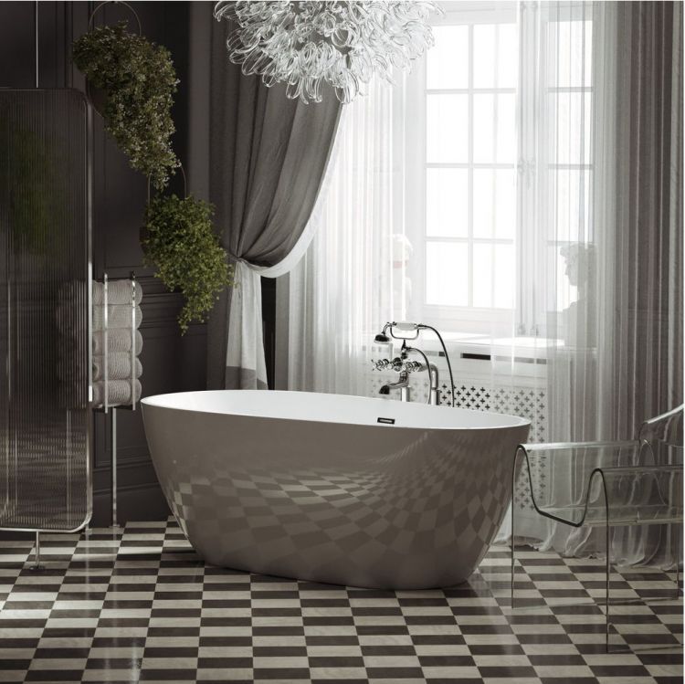 Ванна SANCOS Avocado акриловая отдельностоящая, белый 1700x800x600мм, FB18 Ванна SANCOS Avocado акриловая отдельностоящая, белый 1700x800x600мм, FB18