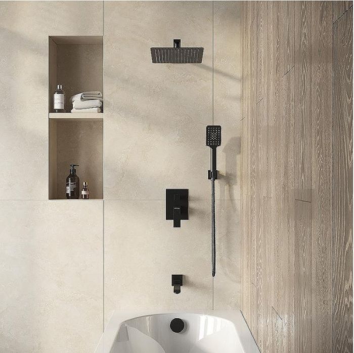Душевая система Grossman Style 501.K35.05.210 Черная матовая