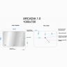 Зеркало SANCOS Arcadia 1.0 с подсветкой 1000х700 мм, AR1.1000