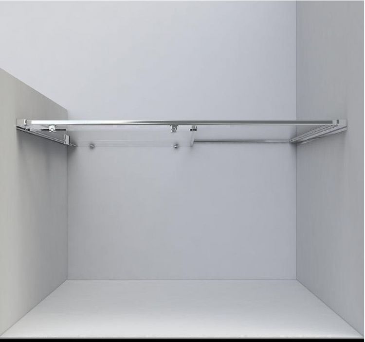 Душевая дверь Vincea Garda 105 VDS-1G105CLB профиль Черный стекло прозрачное