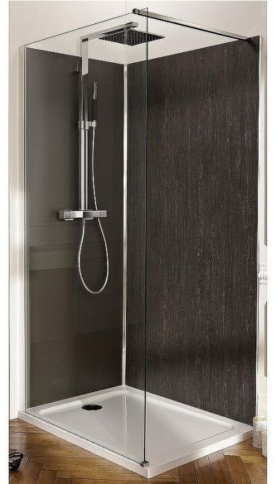Душевая перегородка Jacob Delafon Contra 90 E22W90-GA профиль Хром стекло прозрачное