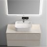 Тумба подвесная SANCOS Snob T, Beige Soft 995х445х500, под столешницу без отверстия под смеситель, цвет Kreman, SNT100CE