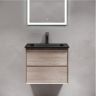 Тумба подвесная SANCOS под раковину Marmi 2.0, дуб галифакс натуральный 590х445х520, MR2.060EG