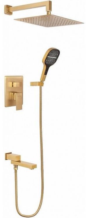 Душевая система Hansberge H6075MG Золото матовое