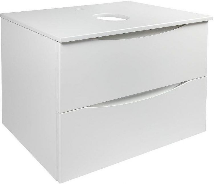 Тумба под раковину Bond Cube 80 T05805 подвесная Белая матовая Тумба под раковину Bond Cube 80 T05805 подвесная Белая матовая