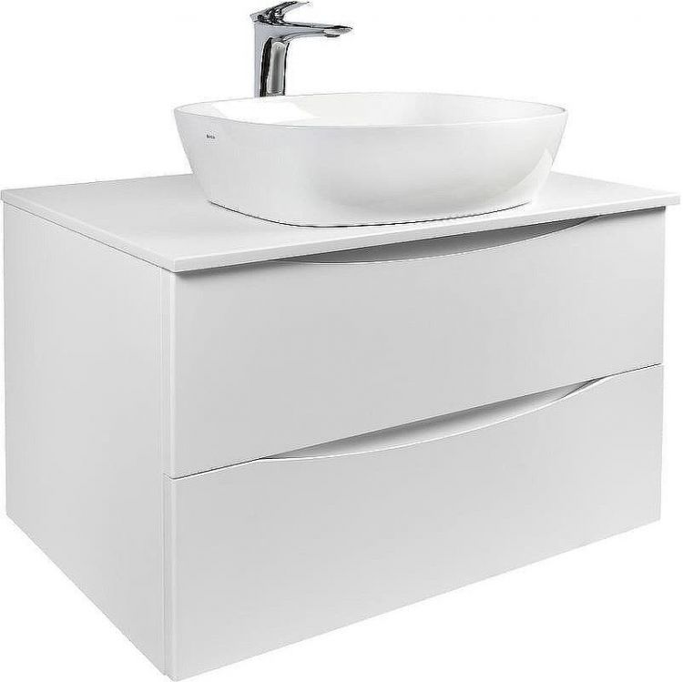 Тумба под раковину Bond Cube 80 T05805 подвесная Белая матовая Тумба под раковину Bond Cube 80 T05805 подвесная Белая матовая