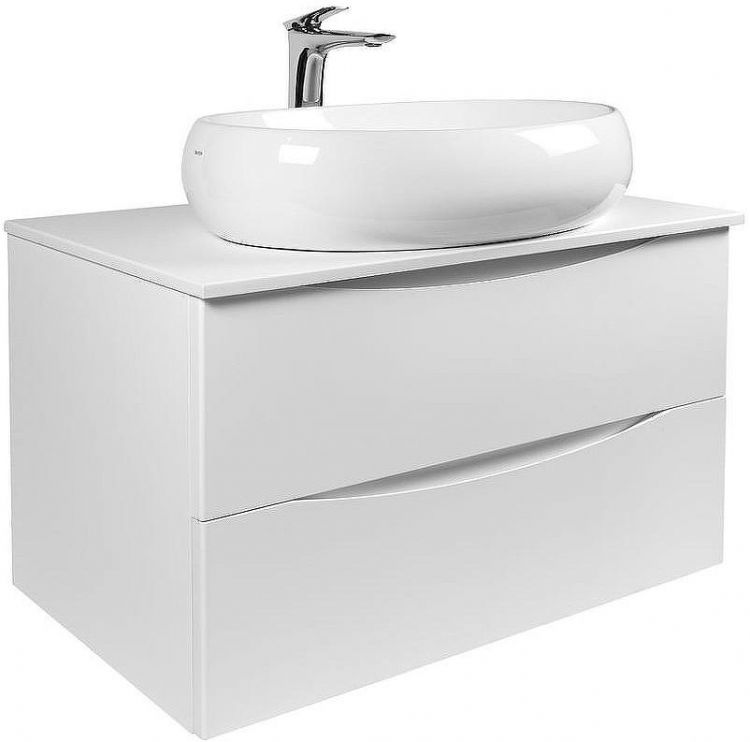 Тумба под раковину Bond Cube 80 T05805 подвесная Белая матовая Тумба под раковину Bond Cube 80 T05805 подвесная Белая матовая