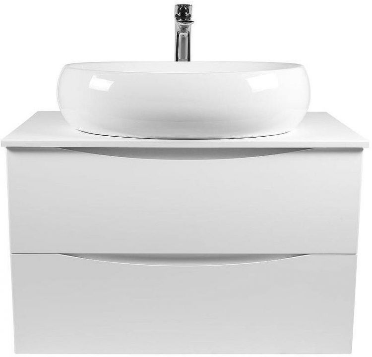 Тумба под раковину Bond Cube 80 T05805 подвесная Белая матовая Тумба под раковину Bond Cube 80 T05805 подвесная Белая матовая