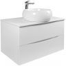 Тумба под раковину Bond Cube 80 T05805 подвесная Белая матовая Тумба под раковину Bond Cube 80 T05805 подвесная Белая матовая