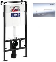 Инсталляция Bettoserb Sava Slim Superior SES40006482 для унитаза с клавишей смыва цвет Хром глянцевый