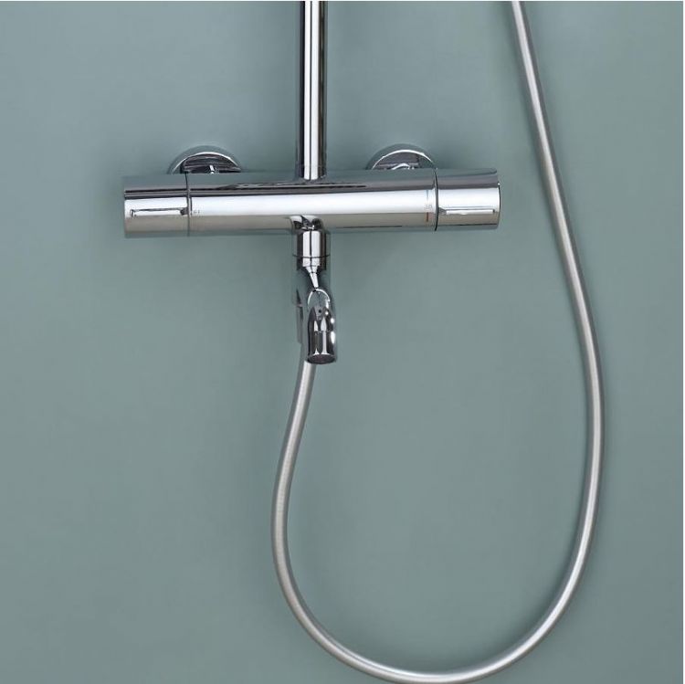 Душевая система ALMAes Deivon SDI-1832 с термостатом цвет Хром