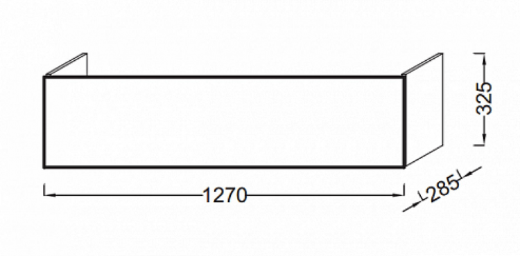 Основа для мебели Jacob Delafon Struktura EB1298-M1, белый блестящий Основа для мебели Jacob Delafon Struktura EB1298-M1, белый блестящий