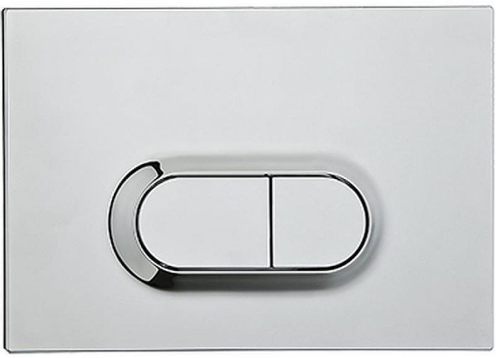 Комплект унитаза с инсталляцией Vitra Normus 9773B003-7202 с сиденьем Микролифт и клавишей смыва Хром глянцевый