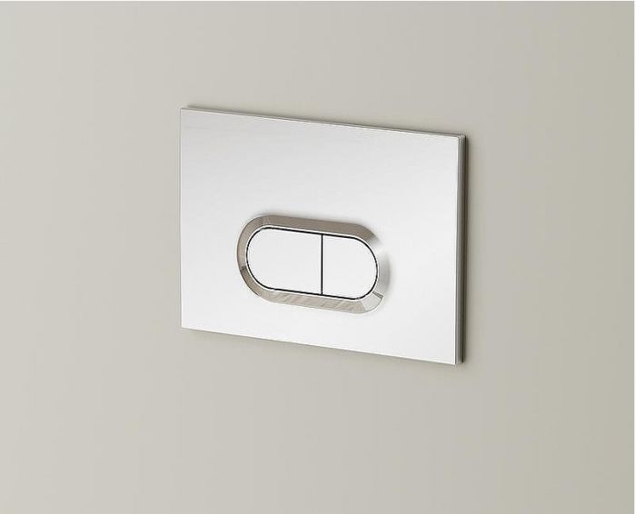 Комплект унитаза с инсталляцией Vitra Normus 9773B003-7202 с сиденьем Микролифт и клавишей смыва Хром глянцевый
