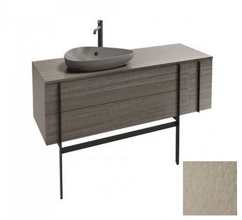 Тумба под раковину 145 см Jacob Delafon Nouvelle Vague EB3044-NR2 коричневая кожа