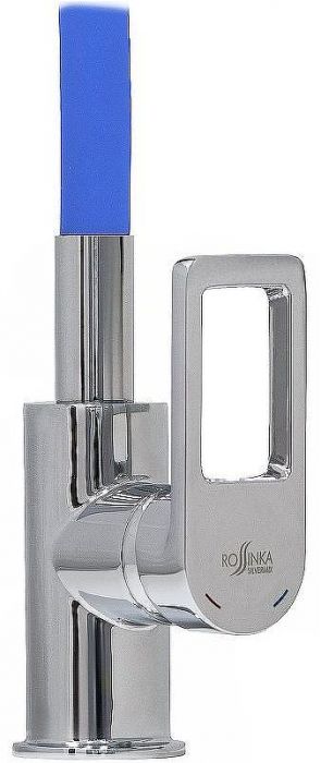 Смеситель для кухни Rossinka Z35-35U-Blue Хром Синий