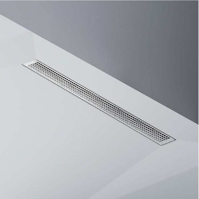 Душевой лоток AM.PM MasterFlow 80 W01SC-P11-080-01SB с решеткой Хром матовый Cut Gradient