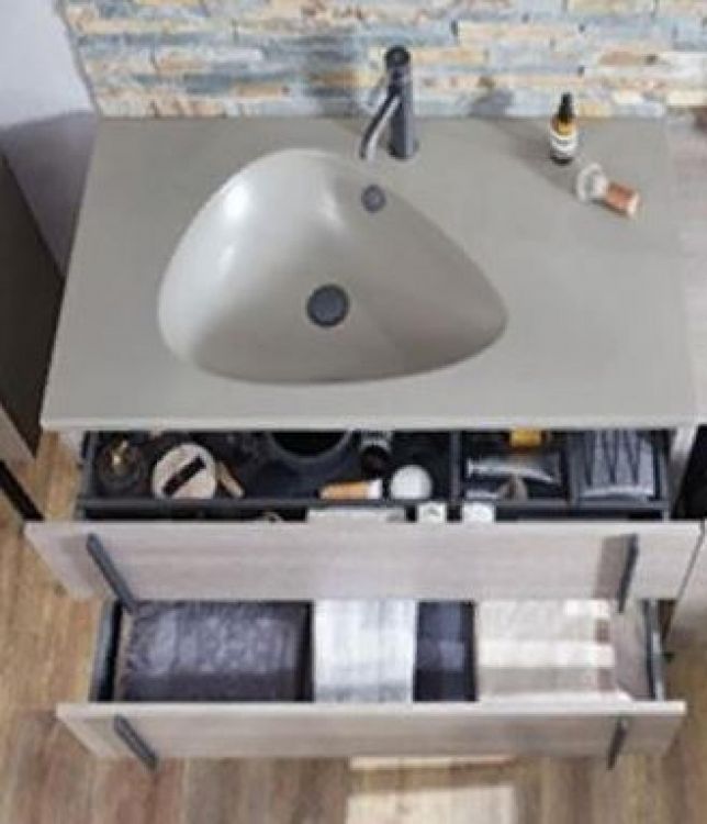 Тумба под раковину 80 см Jacob Delafon Nouvelle Vague EB3030-G1C белый Тумба под раковину 80 см Jacob Delafon Nouvelle Vague EB3030-G1C белый