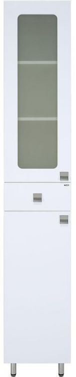 Шкаф пенал Misty Урал 35 L Э-Ура0503501-01Л Белый