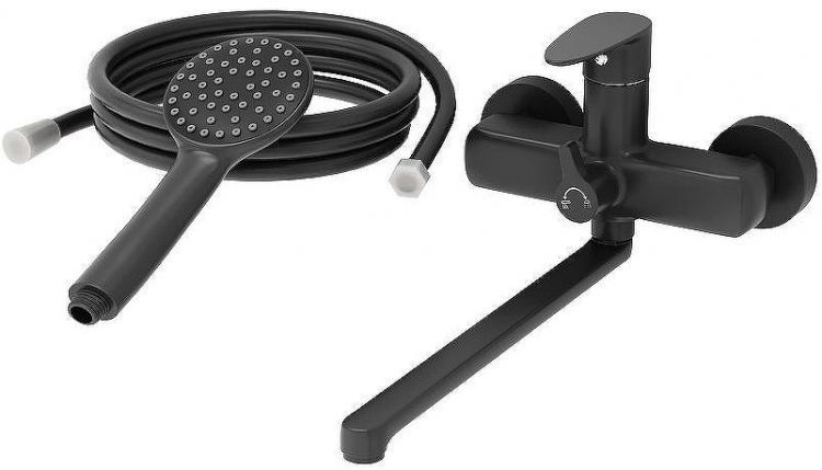 Смеситель для ванны Aringa Рейн AR02003BL универсальный Черный Смеситель для ванны Aringa Рейн AR02003BL универсальный Черный