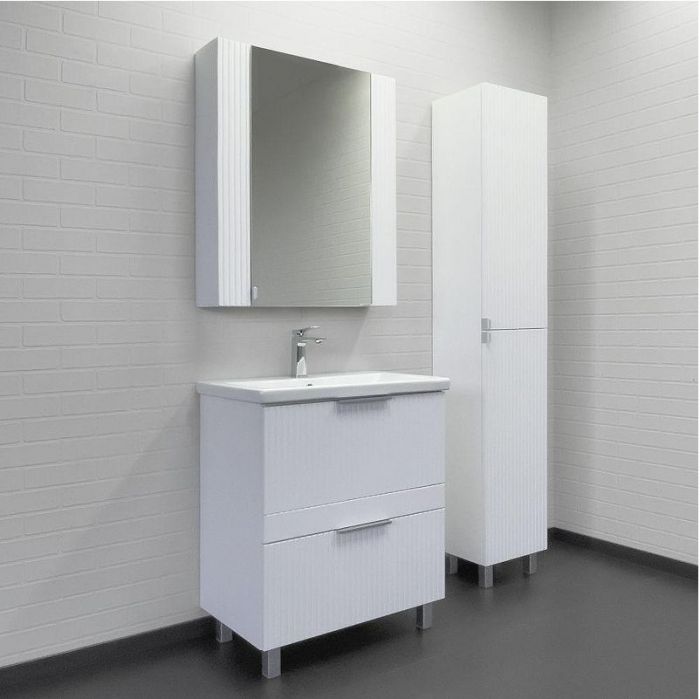 Тумба с раковиной Comforty Лима 70 00-00019211 цвет Белый матовый