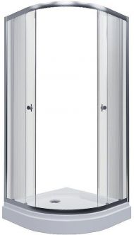 Душевой уголок Triton Альфа-Хром 90х90 Щ0000049613 профиль Хром стекло прозрачное