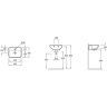 Схема Рукомойник Jacob Delafon Struktura EGH112-00, 45x35 см