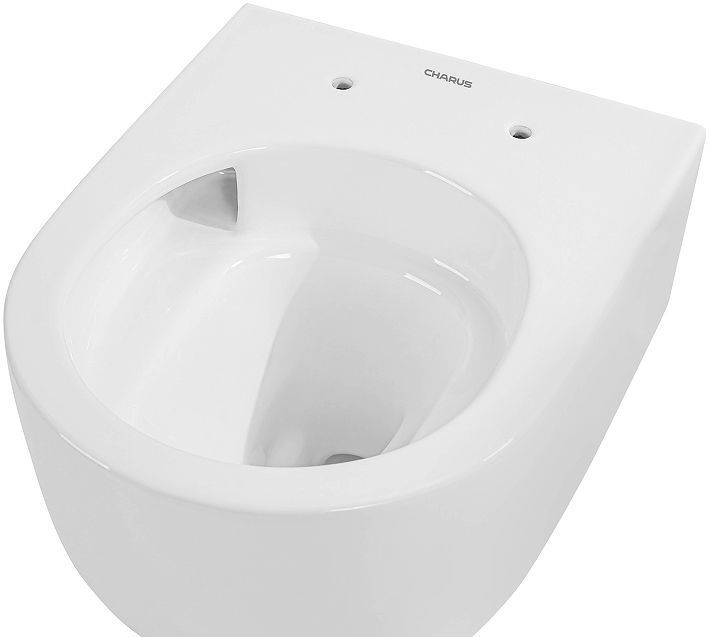 Унитаз Charus Torre Bianca EWC700-129W Elmo Rimless Tornado подвесной цвет Белый с сиденьем Микролифт