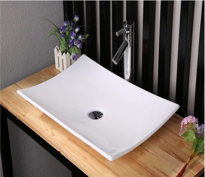 Раковина-чаша CeramaLux 67 78123B Белая