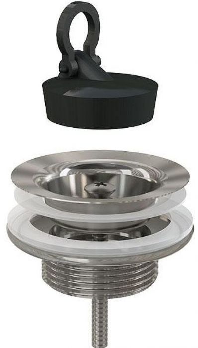 Донный клапан Alcaplast A439 Хром