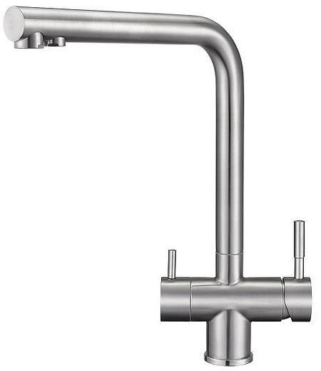 Смеситель для кухни Granula 2305 цвет Нержавеющая сталь
