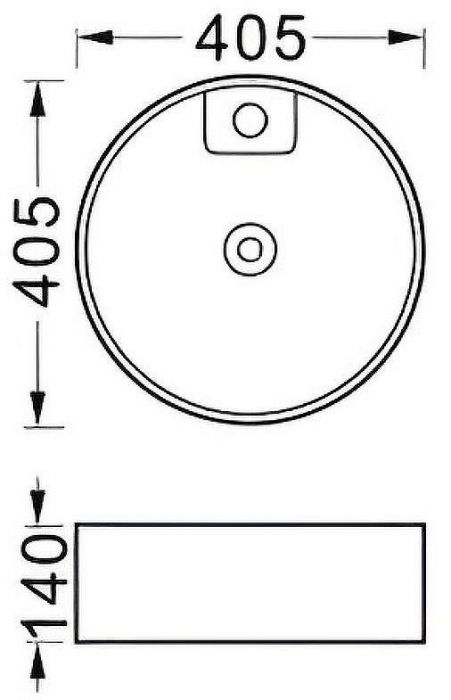 Раковина Aquatek Европа 40 AQ5212-MG Серая матовая