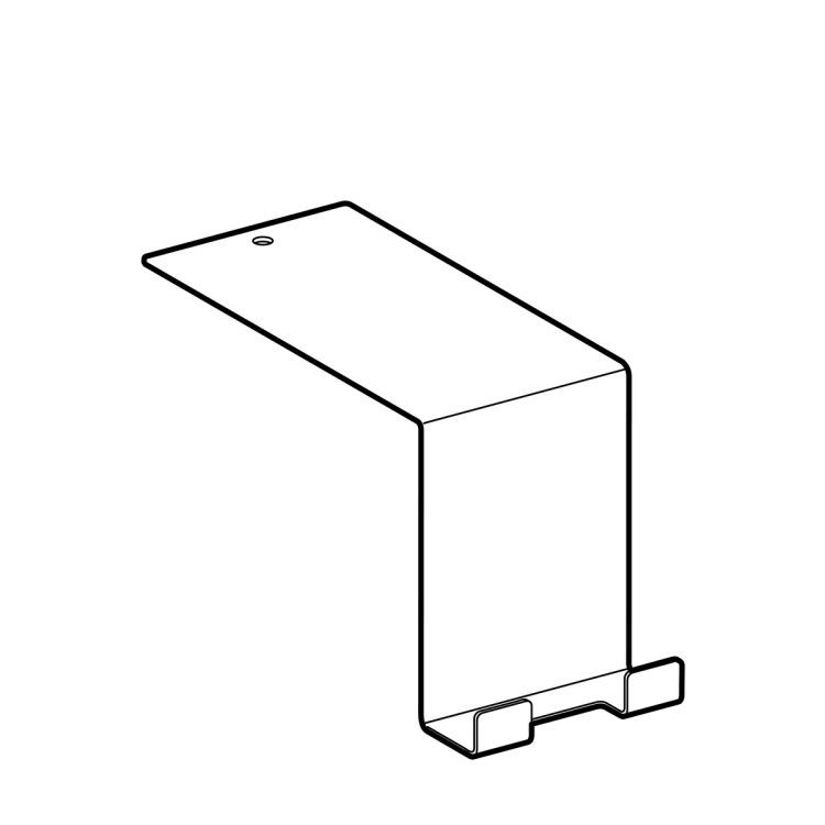Крючок для полотенец Geberit Acanto, 45x18, лавовый [500.647.JK.2]