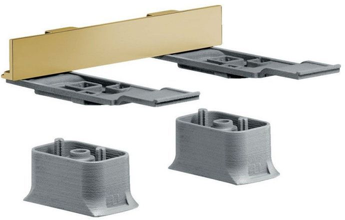 Axor Universal Комплект адаптеров для монтажа, цвет: полированное золото