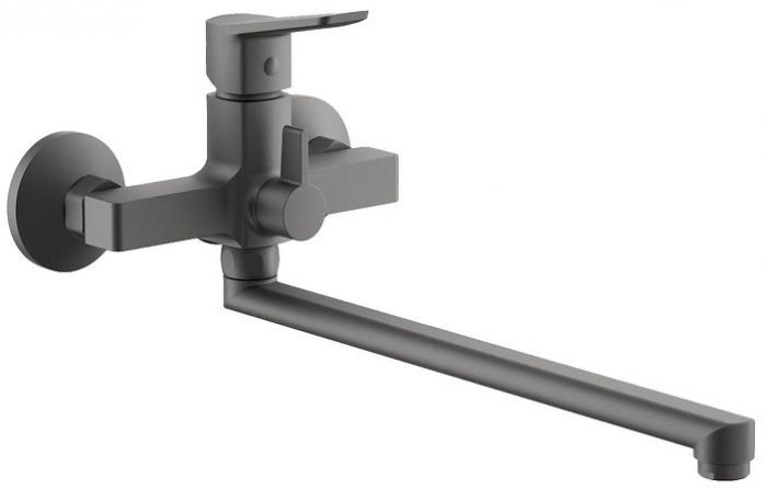 Смеситель для ванны Belz B715-3 B22715-3 универсальный цвет Оружейная сталь