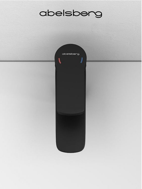 Смеситель для раковины Abelsberg Lineara UNF23508MB цвет Вулканический черный Смеситель для раковины Abelsberg Lineara UNF23508MB цвет Вулканический черный