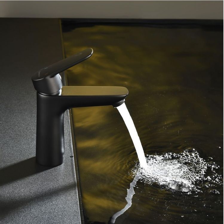 Смеситель для раковины Abelsberg Lineara UNF23508MB цвет Вулканический черный Смеситель для раковины Abelsberg Lineara UNF23508MB цвет Вулканический черный